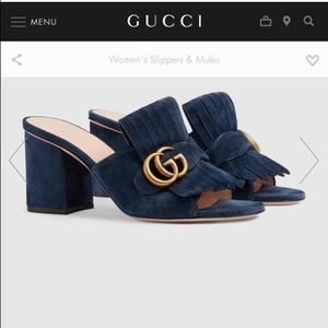 Women's gucci mid heels sandals 👡